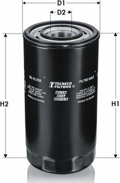 Tecneco Filters OL3005-T - Öljynsuodatin inparts.fi