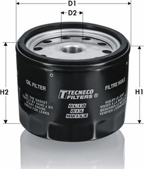 Tecneco Filters OL3828 - Öljynsuodatin inparts.fi