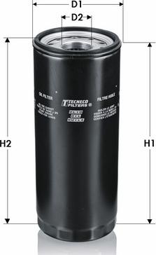 Tecneco Filters OL90-T - Öljynsuodatin inparts.fi