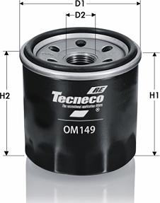 Tecneco Filters OM149 - Öljynsuodatin inparts.fi