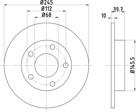 Brembo 08.9136.11 - Jarrulevy inparts.fi