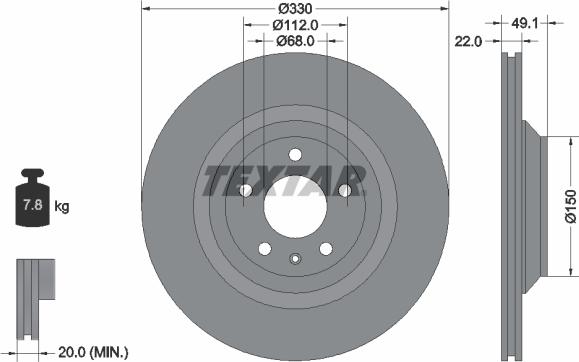 Textar 92132600 - Jarrulevy inparts.fi