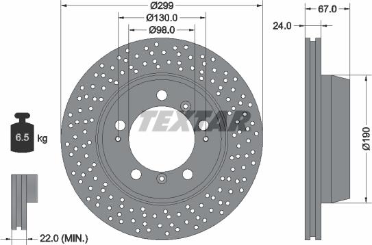 Textar 92176705 - Jarrulevy inparts.fi