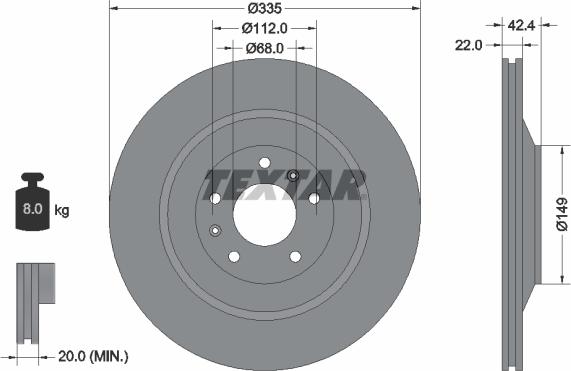 Textar 92177003 - Jarrulevy inparts.fi