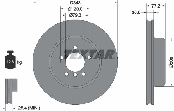 Textar 92310205 - Jarrulevy inparts.fi