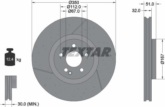 Textar 92290705 - Jarrulevy inparts.fi