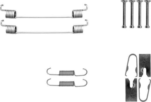 Textar 97048600 - Tarvikesarja, jarrukengät inparts.fi