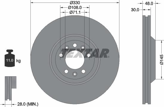 Textar 89008600 - Jarrupalasarja, levyjarru inparts.fi