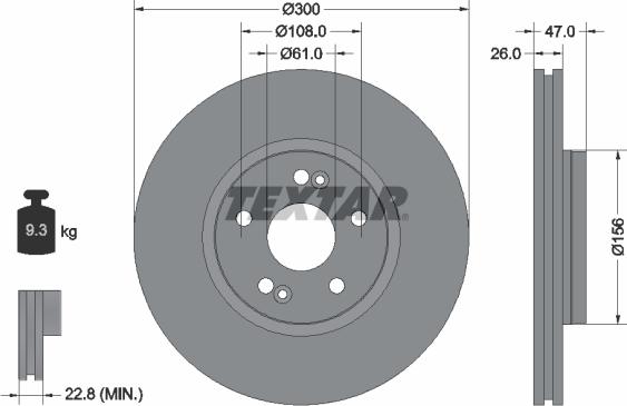 Textar 92119000 - Jarrulevy inparts.fi