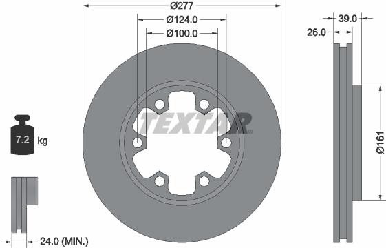 Textar 92059000 - Jarrulevy inparts.fi