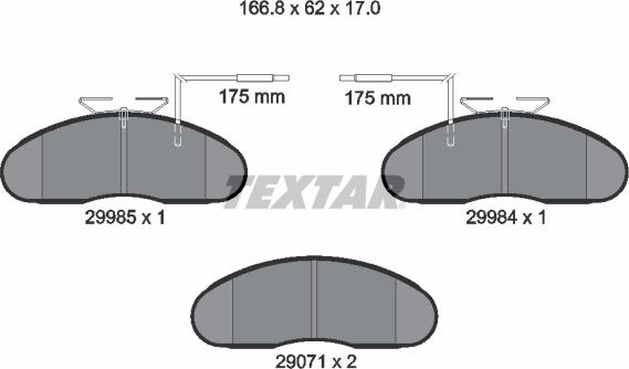 Textar 2998501 - Jarrupala, levyjarru inparts.fi