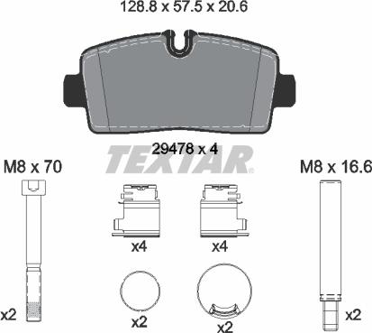 Textar 2947801 - Jarrupala, levyjarru inparts.fi