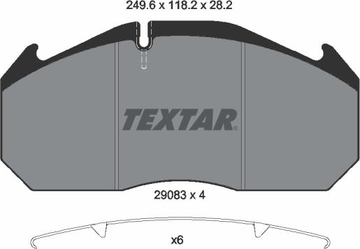 Textar 2908302 - Jarrupala, levyjarru inparts.fi