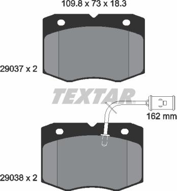 Textar 2903701 - Jarrupala, levyjarru inparts.fi