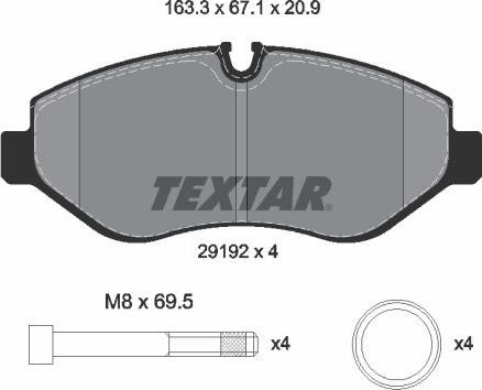 Textar 2919209 - Jarrupala, levyjarru inparts.fi