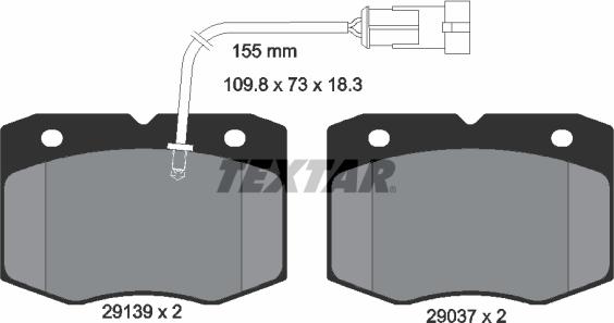 Textar 2913901 - Jarrupala, levyjarru inparts.fi