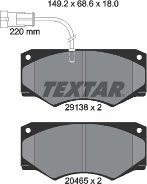 Textar 2913801 - Jarrupala, levyjarru inparts.fi