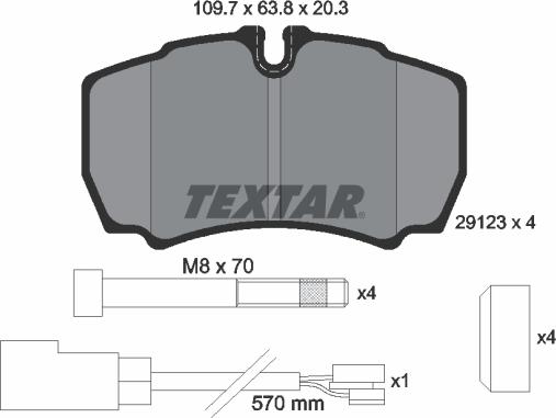 Textar 2912307 - Jarrupala, levyjarru inparts.fi