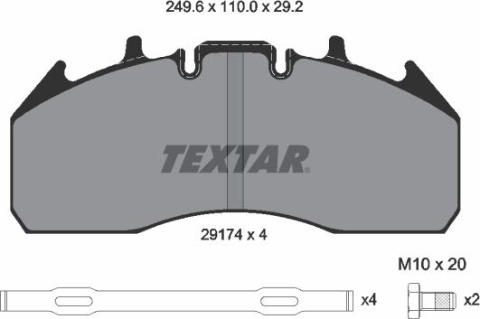 Textar 2917401 - Jarrupala, levyjarru inparts.fi