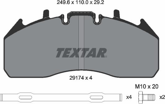 Textar 2917402 - Jarrupala, levyjarru inparts.fi