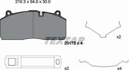 Textar 2917501 - Jarrupala, levyjarru inparts.fi