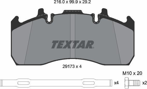 Textar 2917301 - Jarrupala, levyjarru inparts.fi