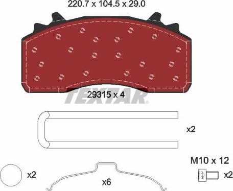 Textar 2931501 - Jarrupala, levyjarru inparts.fi