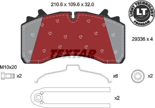 Textar 2933601 - Jarrupala, levyjarru inparts.fi