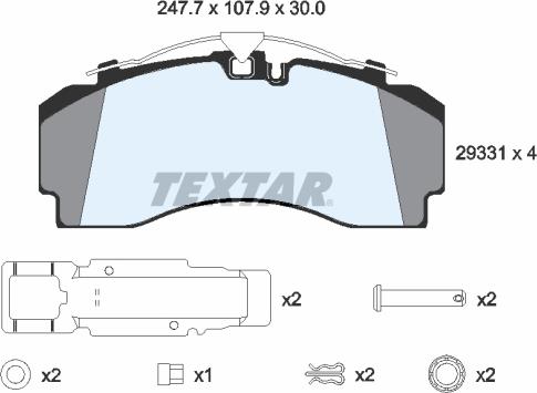 Textar 2933102 - Jarrupala, levyjarru inparts.fi