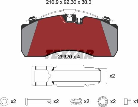 Textar 2932001 - Jarrupala, levyjarru inparts.fi