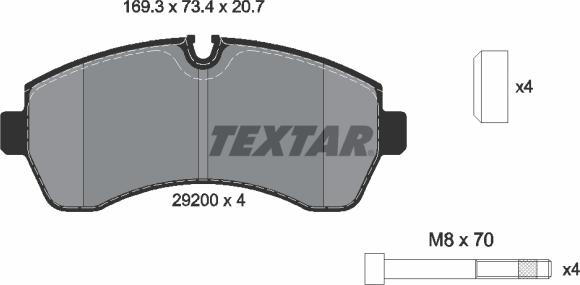 Textar 2920001 - Jarrupala, levyjarru inparts.fi