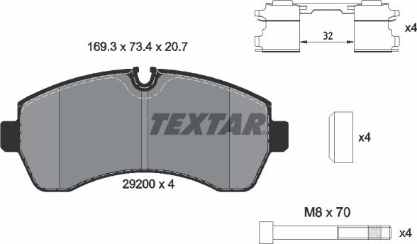 Textar 2920002 - Jarrupala, levyjarru inparts.fi