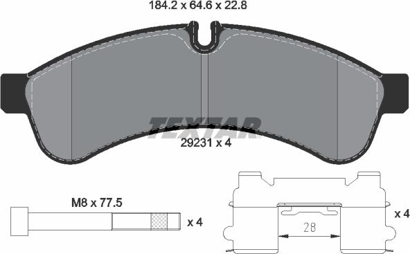 Textar 2923101 - Jarrupala, levyjarru inparts.fi