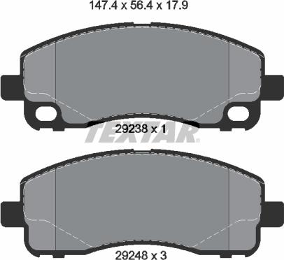 Textar 2923801 - Jarrupala, levyjarru inparts.fi