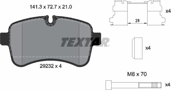 Textar 2923201 - Jarrupala, levyjarru inparts.fi