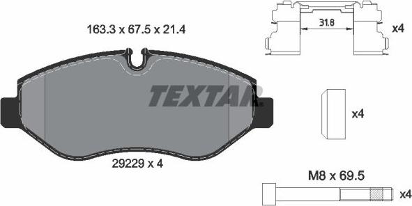 Textar 2922901 - Jarrupala, levyjarru inparts.fi