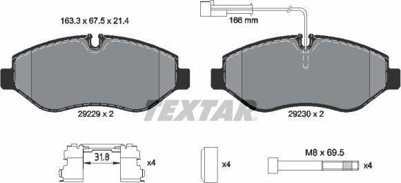 Textar 2922902 - Jarrupala, levyjarru inparts.fi