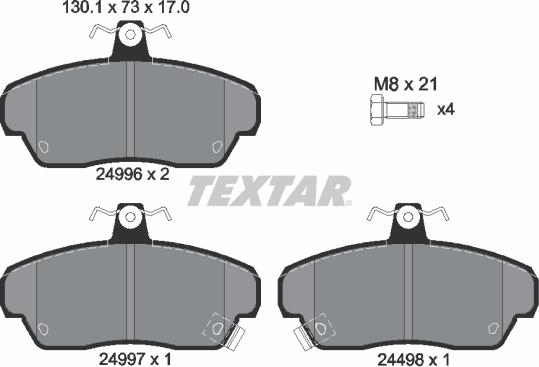 Textar 2499601 - Jarrupala, levyjarru inparts.fi