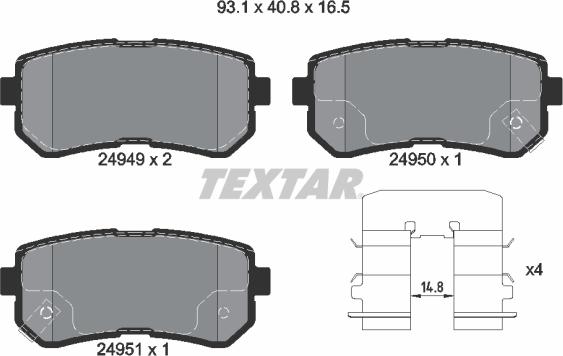 Textar 2494901 - Jarrupala, levyjarru inparts.fi