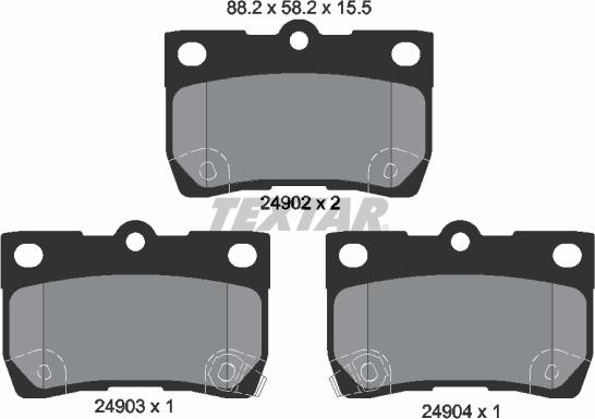 Textar 2490201 - Jarrupala, levyjarru inparts.fi