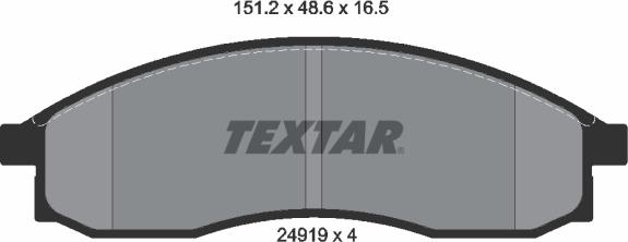 Textar 2491901 - Jarrupala, levyjarru inparts.fi