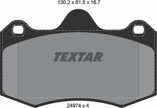 Textar 2497401 - Jarrupala, levyjarru inparts.fi