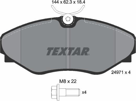 Textar 2497101 - Jarrupala, levyjarru inparts.fi