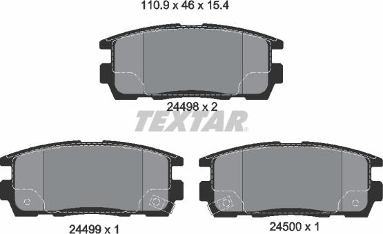 Textar 2449801 - Jarrupala, levyjarru inparts.fi