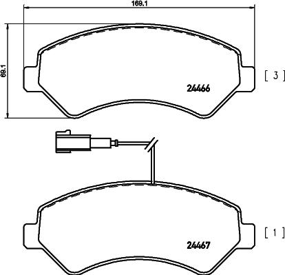 Textar 2446601 - Jarrupala, levyjarru inparts.fi