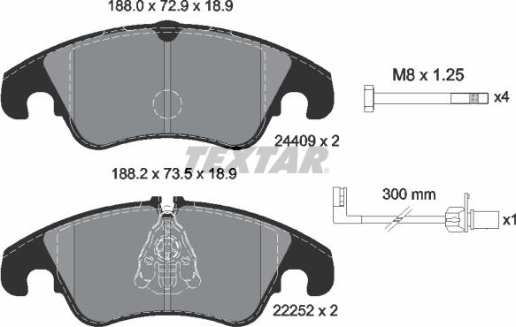 Textar 2440903 - Jarrupala, levyjarru inparts.fi