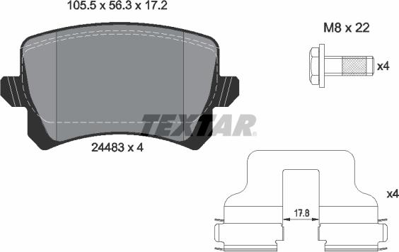 Textar 2448381 - Jarrupala, levyjarru inparts.fi