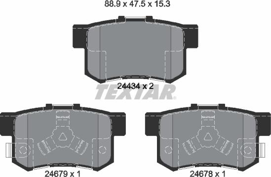 Textar 2443402 - Jarrupala, levyjarru inparts.fi