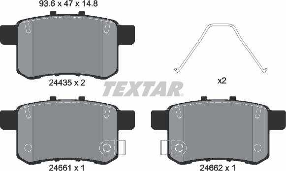 Textar 2443501 - Jarrupala, levyjarru inparts.fi