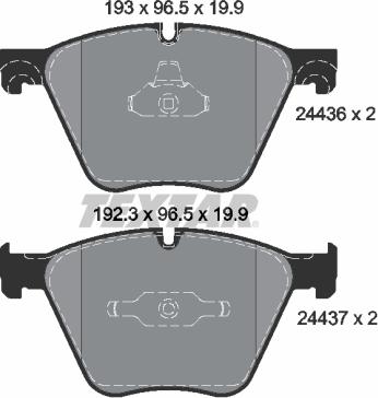 Textar 2443601 - Jarrupala, levyjarru inparts.fi